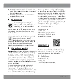 Preview for 23 page of MELINERA 276296 User Manual And Safety Instructions