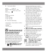 Preview for 26 page of MELINERA 276296 User Manual And Safety Instructions