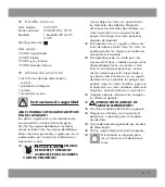 Preview for 31 page of MELINERA 276296 User Manual And Safety Instructions