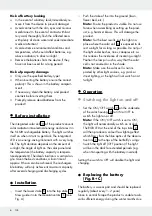 Preview for 6 page of MELINERA 277671 Operation And Safety Notes