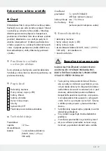 Preview for 17 page of MELINERA 277671 Operation And Safety Notes