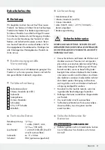 Preview for 21 page of MELINERA 277671 Operation And Safety Notes