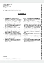 Предварительный просмотр 15 страницы MELINERA 280086 Operation And Safety Notes