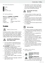 Предварительный просмотр 13 страницы MELINERA 283280 Operation And Safety Notes