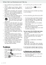 Предварительный просмотр 14 страницы MELINERA 283280 Operation And Safety Notes