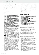 Предварительный просмотр 20 страницы MELINERA 283280 Operation And Safety Notes