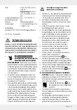 Предварительный просмотр 21 страницы MELINERA 283516 Operation And Safety Notes