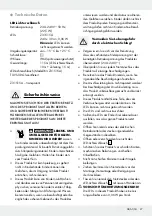 Предварительный просмотр 27 страницы MELINERA 283516 Operation And Safety Notes