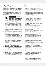 Preview for 9 page of MELINERA 283750 Operation And Safety Notes