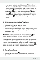 Preview for 41 page of MELINERA 286719 Assembly, Operating And Safety Instructions