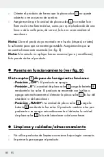 Preview for 80 page of MELINERA 286719 Assembly, Operating And Safety Instructions