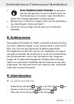 Preview for 11 page of MELINERA 287931 Assembly, Operating And Safety Instructions