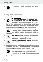 Preview for 24 page of MELINERA 287931 Assembly, Operating And Safety Instructions