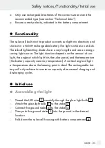 Preview for 25 page of MELINERA 287931 Assembly, Operating And Safety Instructions