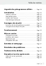 Preview for 33 page of MELINERA 287931 Assembly, Operating And Safety Instructions