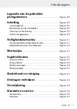 Preview for 47 page of MELINERA 287931 Assembly, Operating And Safety Instructions