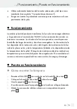 Preview for 79 page of MELINERA 287931 Assembly, Operating And Safety Instructions