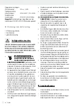 Preview for 17 page of MELINERA 288498 Operation And Safety Notes