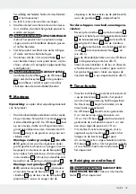 Предварительный просмотр 18 страницы MELINERA 288593 Operation And Safety Notes