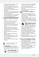 Предварительный просмотр 6 страницы MELINERA 288594 Operation And Safety Notes