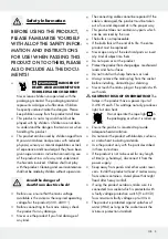 Предварительный просмотр 5 страницы MELINERA 288598 Operation And Safety Notes