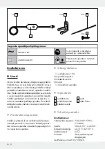 Предварительный просмотр 16 страницы MELINERA 288598 Operation And Safety Notes