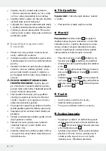 Предварительный просмотр 24 страницы MELINERA 288598 Operation And Safety Notes