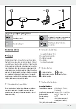 Предварительный просмотр 27 страницы MELINERA 288598 Operation And Safety Notes