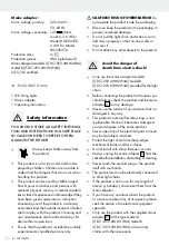 Предварительный просмотр 5 страницы MELINERA 289426 Operation And Safety Notes