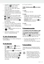 Предварительный просмотр 10 страницы MELINERA 289426 Operation And Safety Notes