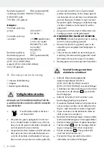 Предварительный просмотр 17 страницы MELINERA 289426 Operation And Safety Notes