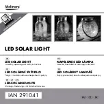 MELINERA 291041 Assembly, Operating And Safety Instructions preview