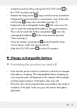 Предварительный просмотр 12 страницы MELINERA 295687 Operation And Safety Notes