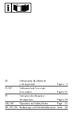 Preview for 2 page of MELINERA 304165 Operation And Safety Notes