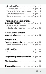 Preview for 5 page of MELINERA 304165 Operation And Safety Notes