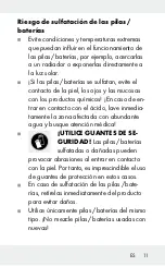 Preview for 11 page of MELINERA 304165 Operation And Safety Notes