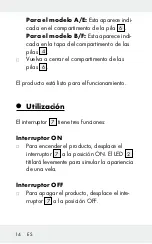 Preview for 14 page of MELINERA 304165 Operation And Safety Notes