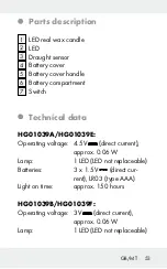 Preview for 53 page of MELINERA 304165 Operation And Safety Notes