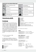 Предварительный просмотр 6 страницы MELINERA 307032 Operation And Safety Notes