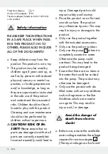 Preview for 14 page of MELINERA 315423 1904 Operation And Safety Notes