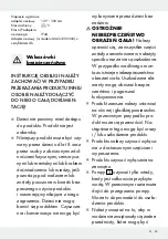 Preview for 35 page of MELINERA 315423 1904 Operation And Safety Notes