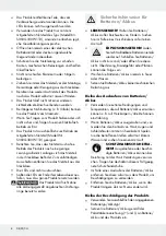 Предварительный просмотр 8 страницы MELINERA 317969 1901 Operation And Safety Notes