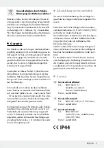 Предварительный просмотр 11 страницы MELINERA 317969 1901 Operation And Safety Notes