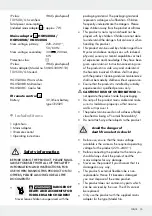 Предварительный просмотр 15 страницы MELINERA 317969 1901 Operation And Safety Notes