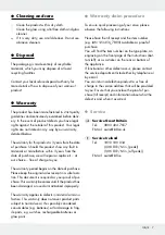 Preview for 7 page of MELINERA 333952 1907 Operation And Safety Notes