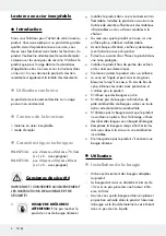 Preview for 8 page of MELINERA 333952 1907 Operation And Safety Notes