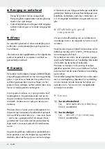 Preview for 12 page of MELINERA 333952 1907 Operation And Safety Notes