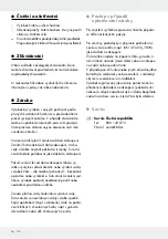 Preview for 16 page of MELINERA 333952 1907 Operation And Safety Notes