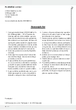 Preview for 20 page of MELINERA 337056 2001 Operation And Safety Notes