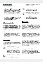 Preview for 15 page of MELINERA 337080 2001 Operation And Safety Notes